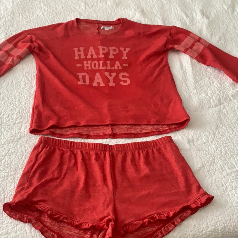 Grayson Threads “Happy Holla Days” PJ set